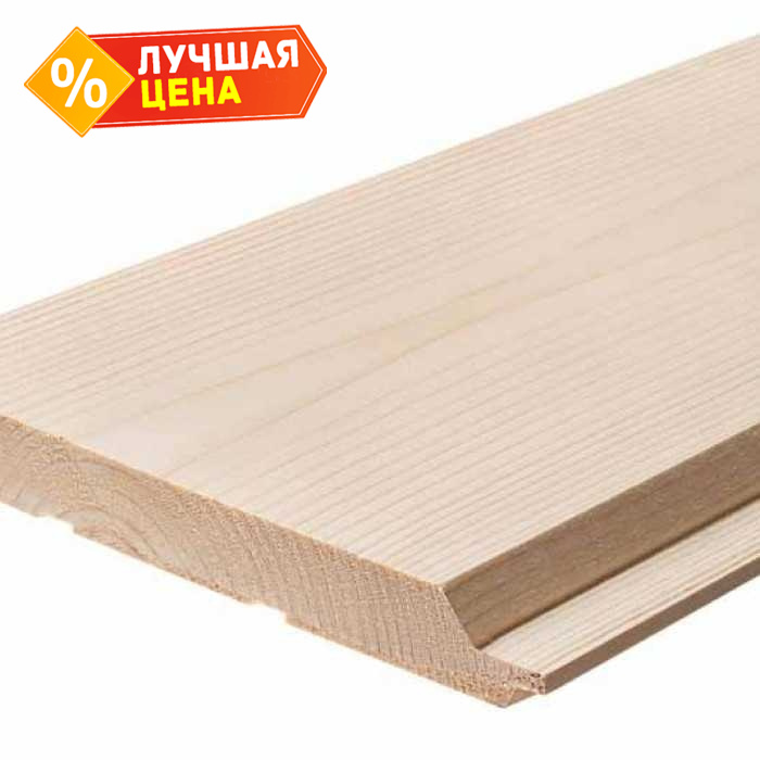 Имитация бруса Карельский профиль 18х176х3000 мм С Лиственница